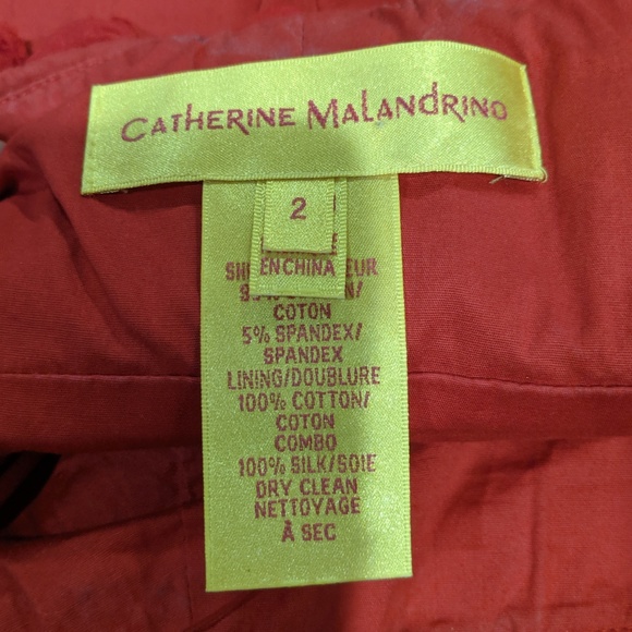 Catherine Malandrino Red Cocktail Dress - Picture 2 of 5